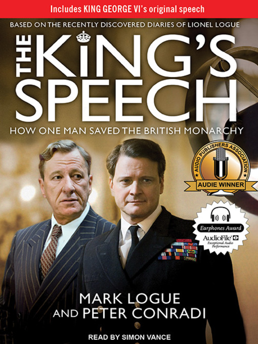 Title details for The King's Speech by Peter Conradi - Available